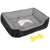 Dog Bed Soft Warm Fleece Cozy Nest Bed Cushion Mat S Size