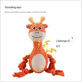 Plush Chew Sound Dog Toy (colour: Deer human armour)