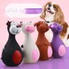 Latex sound toys for dogs; cartoon dog, elephant, donkey and cow