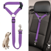 Adjustable Nylon Dog:  Car Seat Belt,, Lead/Leash, and Harness Collar
