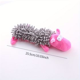 Dog Plush Sounding Chew Toy (Model: Hippo)