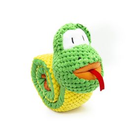 Dog Foraging Puzzle Squeaky Plush Toy (Color: Style 5)