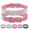 Dog Collar Crystal Glitter Rhinestone with Zinc Alloy Buckle For Small Medium Dogs