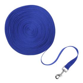 Dog Leash Long Obedience Recall Training Lead (Length: 23 FT, Color: Blue)
