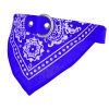 Adjustable Bandana Leather Dog Collar