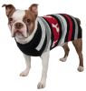 Dog Fashion Turtle Neck Sweater Ribbed Stripe Patterned