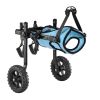 Dog Wheelchair for Back Legs, Adjustable with 2 Shock-Absorbing Wheels