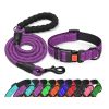 No Pull Dog Harness; Adjustable Nylon Collar & Leashes For Walking Training