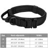 Military Style Heavy Duty Tactical Dog Collar with Handle