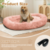 Large Dog Bed Super Soft, Machine Washable & Non-Slip Bottom For Safety