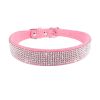 Dog Collar Crystal Glitter Rhinestone with Zinc Alloy Buckle For Small Medium Dogs