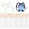 Denim Dog Backpack; Outdoor Travel Carrier Bag