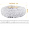 Dog Bed Soft Warm Fleece Puppy Nest; Cozy Cushion