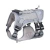 Tactical Dog Harness Vest With Soft Padded And D-Ring Collar
