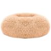 Dog Bed Soft Warm Fleece Puppy Nest; Cozy Cushion