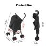 Stroller for Small Dogs with Mesh Ventilation, Lightweight Foldable Design
