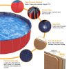 Foldable Dog Swimming Pool PVC Bathing Tub