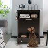 Dog Feeder Station with Stainless Steel Bowl
