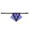 wedding suit dog collar; wedding triangle scarf