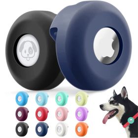2pcs Protective Silicone Airtag Cover for Apple Collar Clip Cover Anti-loss Locator Tracker (Color: Fluorescent Green, size: 2pcs)