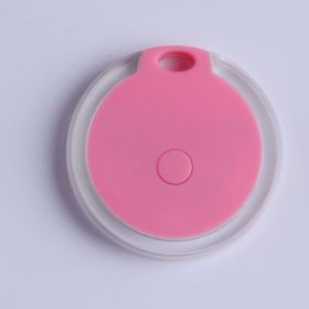 Anti-Lost Tracking Device For Dog; Smart Key Finder Locator For Kids Pets Keychain (Color: Pink, size: One-size)