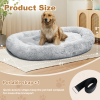 Large Dog Bed Super Soft, Machine Washable & Non-Slip Bottom For Safety