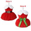 Dog Christmas Dress; Fancy Princess Puppy Dress