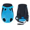 Denim Dog Backpack; Outdoor Travel Carrier Bag