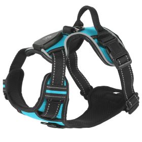 Rechargeable LED Light Up Harness (Color: Green, size: XL)
