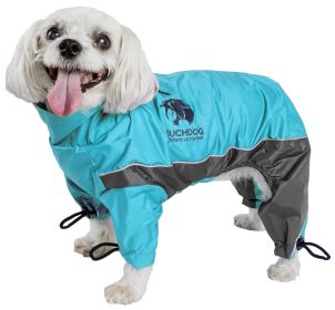 Quantum-Ice 3M Reflective Dog Jacket Fully Adjustable w/ Blackshark Technology (size: large)
