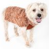 Designer Fashion Knitted Dog Sweater Heavy Cable Royal Bark