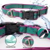 Waterproof Stain-Resistant Adjustable Dog Collar w/  Quick-Release Buckle,
