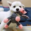 Dog Chew Plush Toy; Durable Squeaky