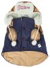 Touchdog Snowadayz Pom-Pom Pet Hooded Sweater
