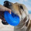 2pcs Dog toys bite resistant sound making, tooth cleaning molar toy
