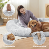 Large Dog Bed Super Soft, Machine Washable & Non-Slip Bottom For Safety