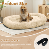 Large Dog Bed Super Soft, Machine Washable & Non-Slip Bottom For Safety
