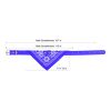 Adjustable Bandana Leather Dog Collar