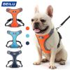 Mesh Breathable Big Dog Harness; Reflective Vest