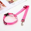 Adjustable Nylon Dog:  Car Seat Belt,, Lead/Leash, and Harness Collar