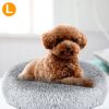 Dog Bed Soft Warm Fleece Puppy Nest; Cozy Cushion