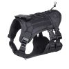 Tactical Dog Harness Vest With Soft Padded And D-Ring Collar