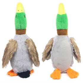 Dog Squeaky Chew Toys Duck Plush (Color: Duck feet)