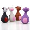 Latex sound toys for dogs; cartoon dog, elephant, donkey and cow