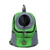 Dog Travel Backpack; Double Shoulder Portable Outdoor Carrier Bag