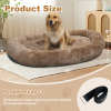 Large Dog Bed Super Soft, Machine Washable & Non-Slip Bottom For Safety