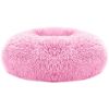 Dog Bed Soft Warm Fleece Puppy Nest; Cozy Cushion