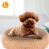 Dog Bed Soft Warm Fleece Puppy Nest; Cozy Cushion