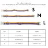 Adjustable High-quality Reflective leash set  Durable Waterproof No - tangle Night walks Morning jogs
