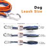 Adjustable High-quality Reflective leash set  Durable Waterproof No - tangle Night walks Morning jogs